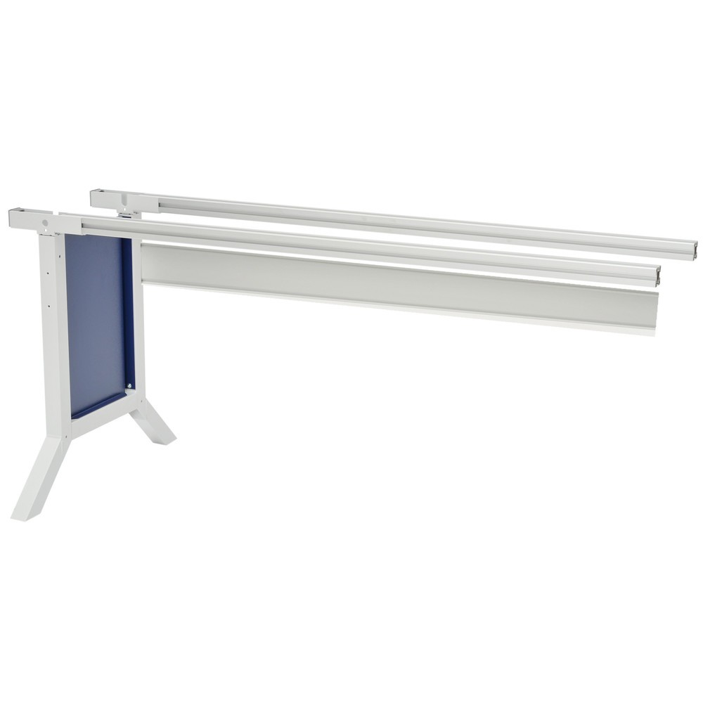 Product afbeelding: Aanbouwtafel werkpleksysteem, elektrische hoogteverrek, gentiaanblauw
