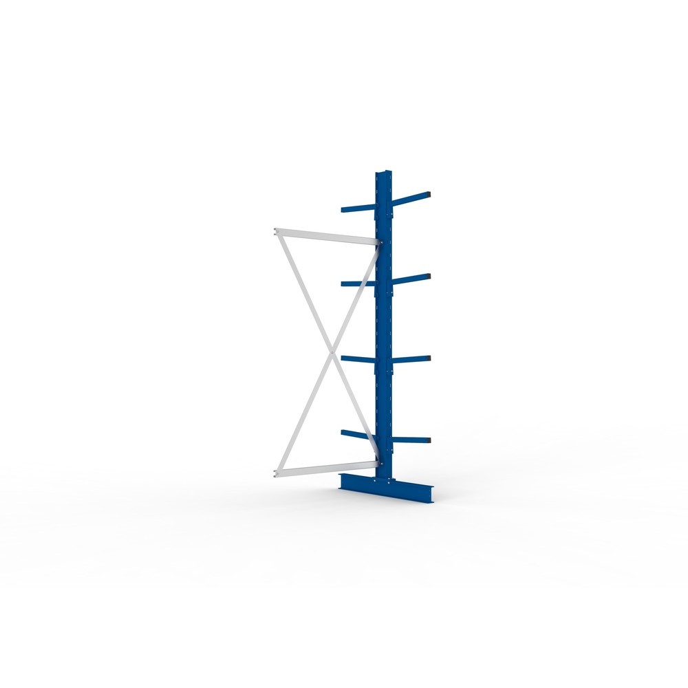 Product afbeelding: Aanbouwelement draagarmrek META, dubbelzijdig, draagvermogen per arm 220 kg, hxbxd 2.500 x 1.094 x 1.020 mm