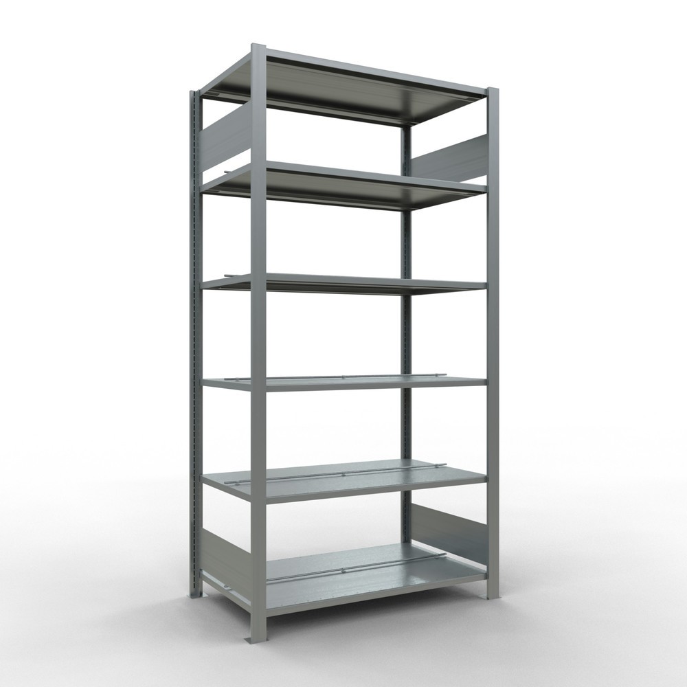 Product afbeelding: Archiefrekken SCHULTE BV, dubbelzijdig, met middenaanslagen, VL 150 kg, hxbxd 2.000 x 1.000 x 600 mm