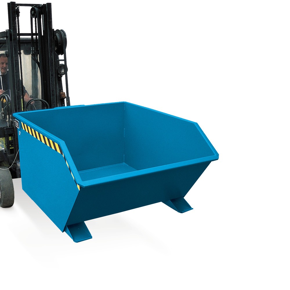 Produktabbildung Nr. 5: Bauer® kantelbak, lage bouwhoogte, verzinkt, draagvermogen 1.000 kg, volume 0,75 m³