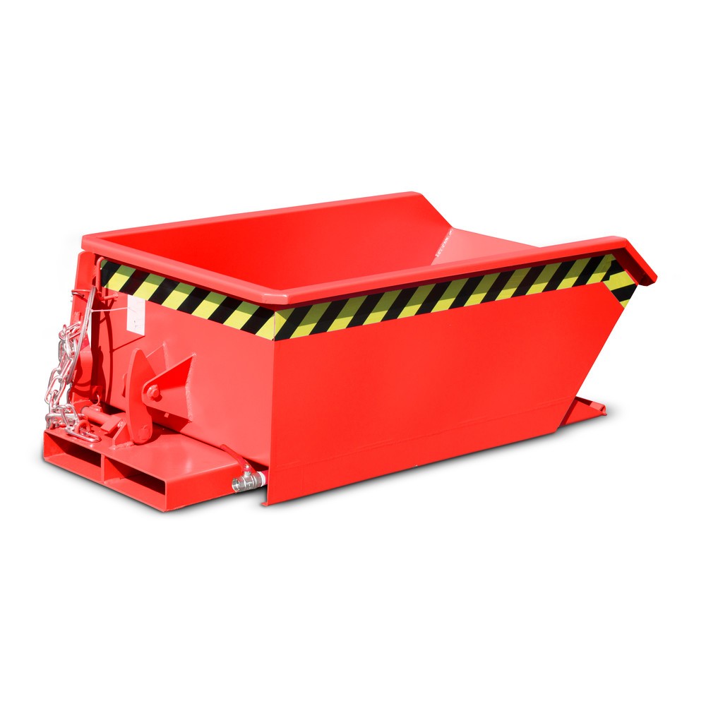 Produktabbildung Nr. 3: Bauer® Mini benne à copeaux, très faible hauteur de construction, peinte, volume 0,61 m³, RAL 2000 orangé jaune