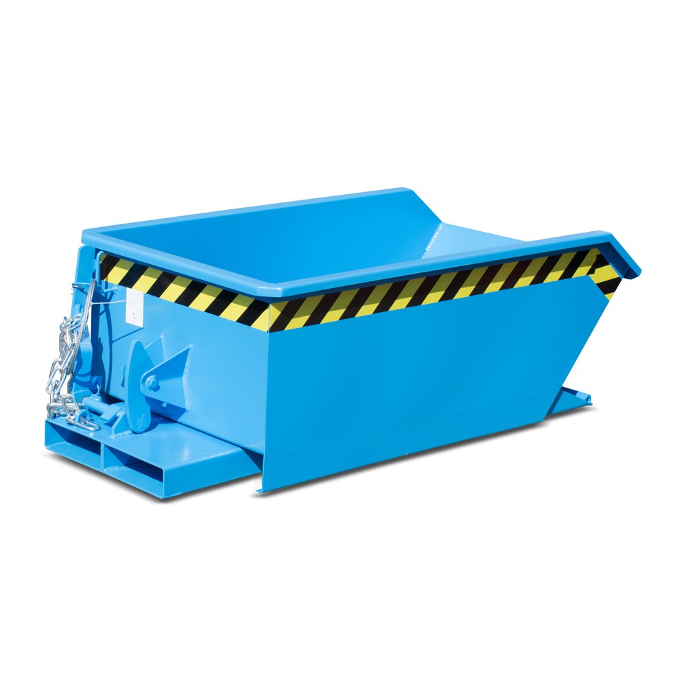 Produktabbildung Nr. 6: Bauer® Mini benne basculante, très faible hauteur de construction, peinte, volume 0,61 m³, RAL 5012 bleu clair