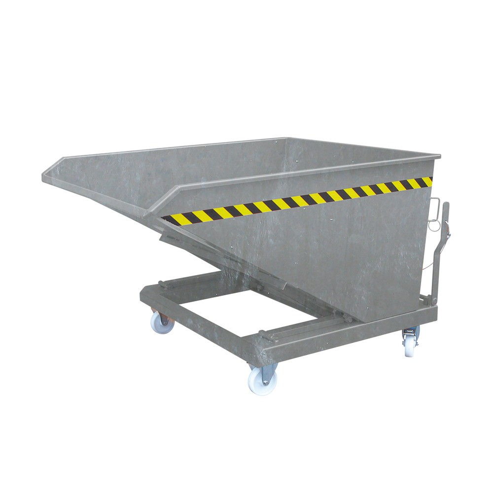 Illustration du produit: Benne basculante Eichinger® hauteur de construction faible, 1 000 kg, 400 litres, galvanisé à chaud