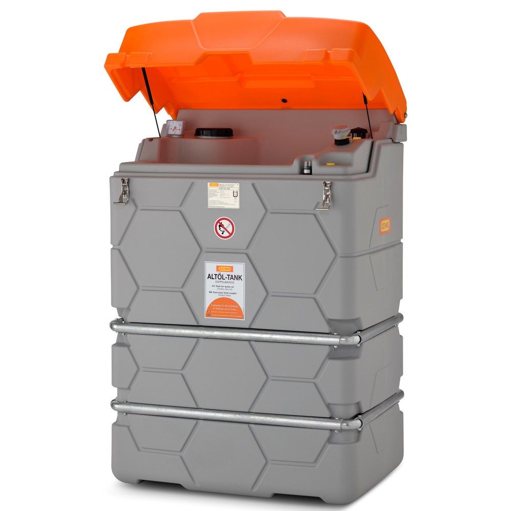 Illustration du produit: Cuve pour huile usagée CEMO CUBE, 1 000 litres
