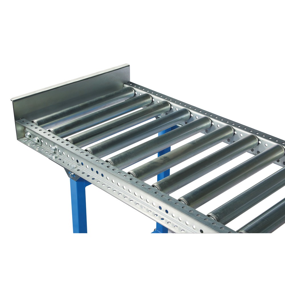 Product afbeelding: Eindaanslag voor rollenbaan voor zware lasten, verzinkt, vastgeschroefd, baanbreedte 700 mm