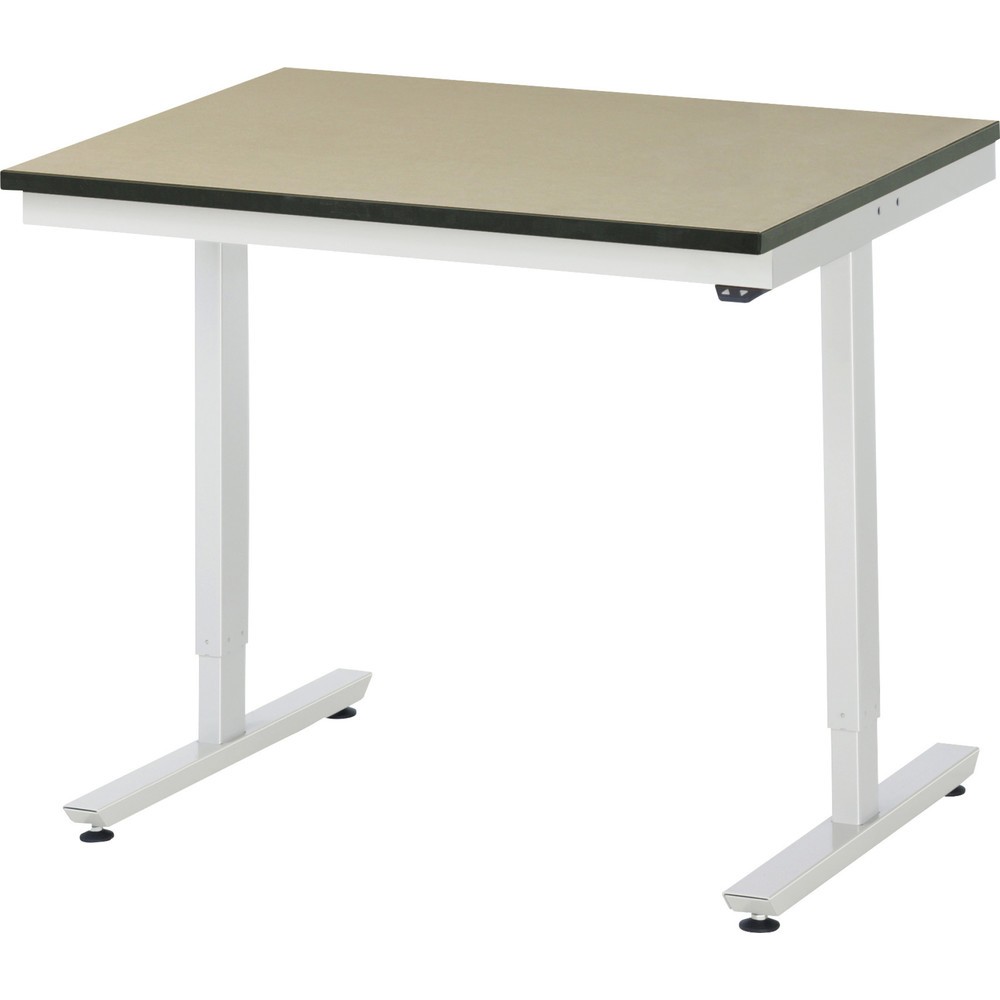 Product afbeelding: Elektrisch in hoogte verstelbare werktafel RAU serie adlatus 300, hxbxd 720-1.120 x 1.000 x 800 mm, mdf werkblad
