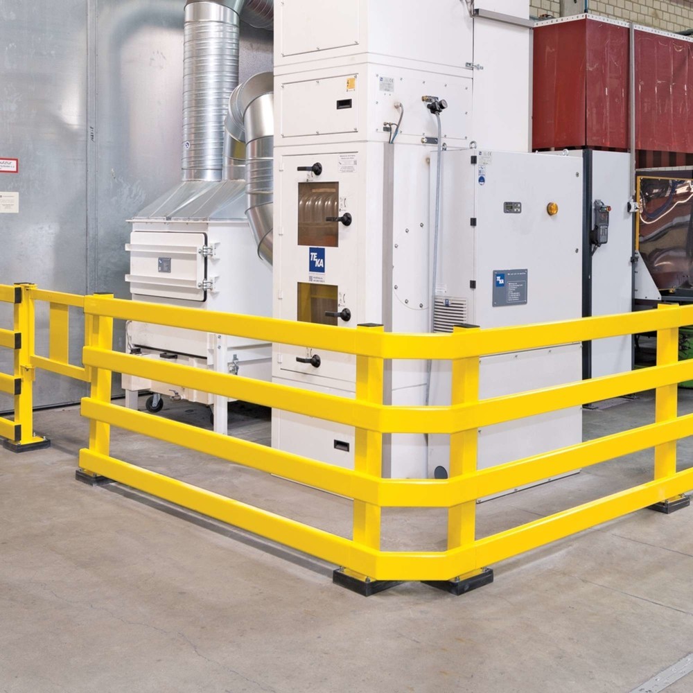 Produktabbildung Nr. 4: Glissière de protection à profilé en C, pour l’extérieur, galvanisé + recouvert de plastique, longueur 1 500 mm