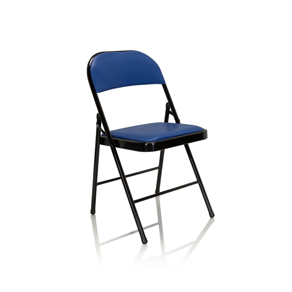 Produktabbildung Nr. 9: Vergaderstoel / bezoekersstoel / klapstoel hjh OFFICE TUDELA PU, blauw