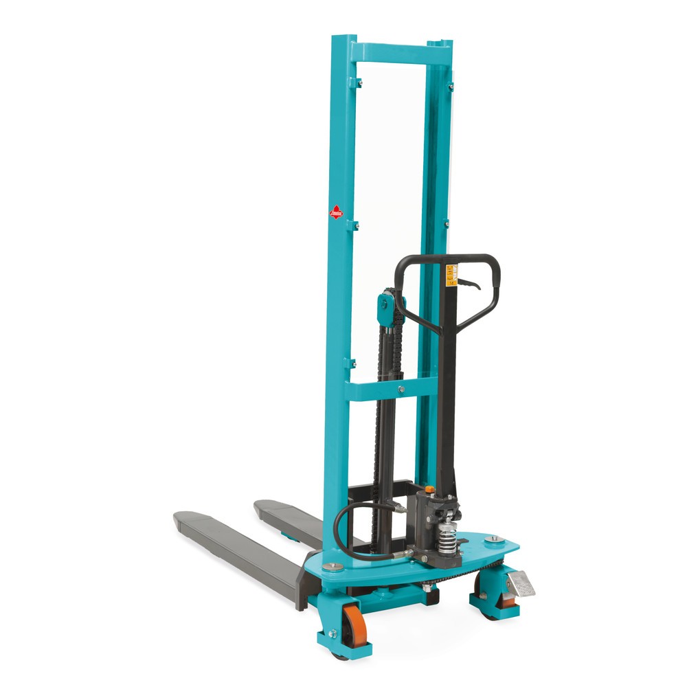 Product afbeelding: Hydraulische stapelaar Ameise® PSM 1.0 met snelhef, enkelvoudige hefmast, hefhoogte 1.600 mm, draagvermogen 1.000 kg