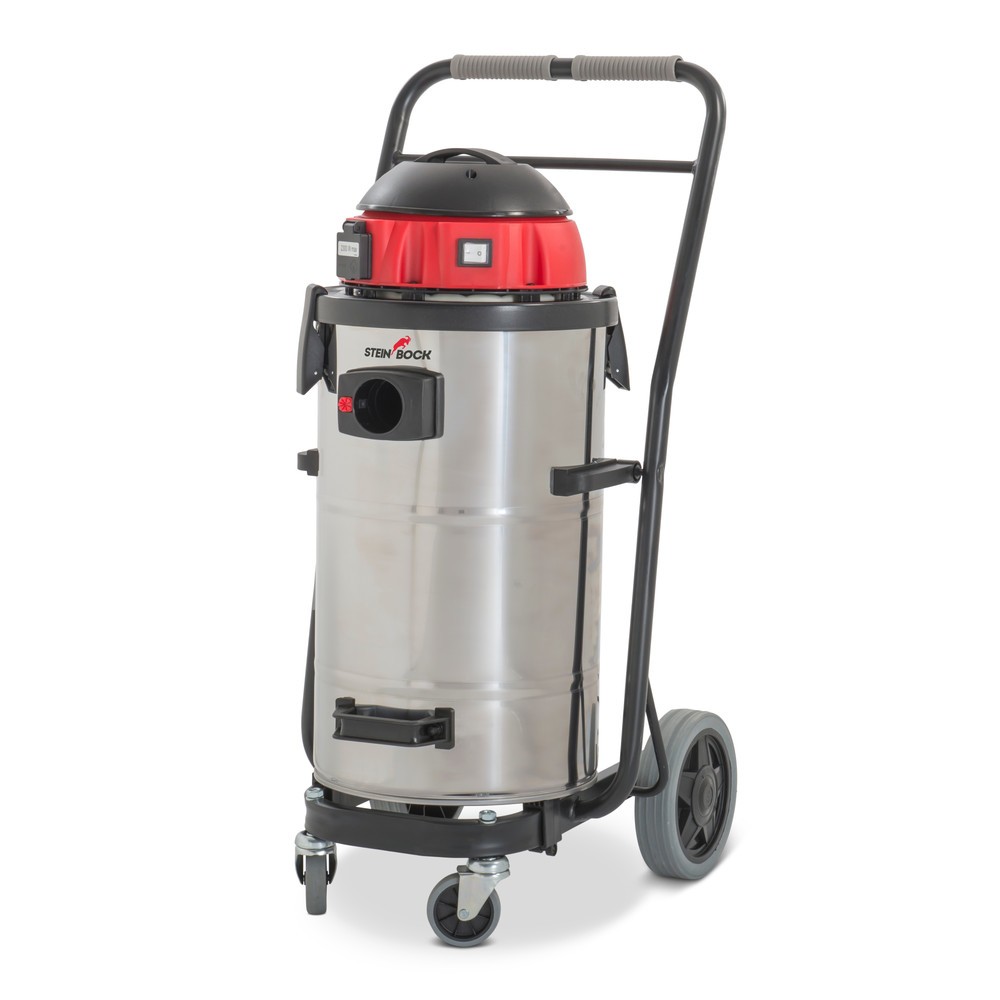 Product afbeelding: Industriële stofzuiger Steinbock® INOX, kantelonderstel, nat + droog, 1400 W, 40 l