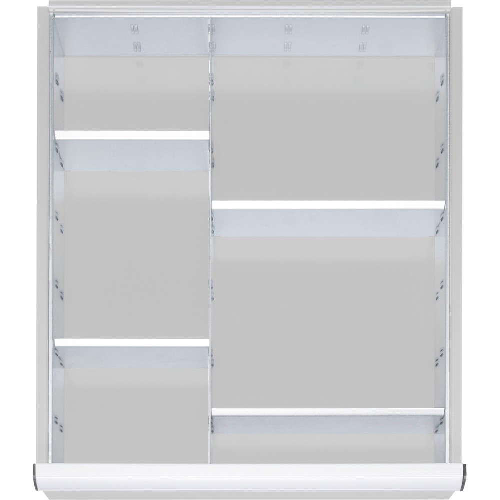 Illustration du produit: Kit de compartimentage de tiroir Steinbock®, pour dimensions de tiroir l x P 490 x 560 mm avec hauteur de façade 120-150 mm, 1x 4 cloisons de séparation