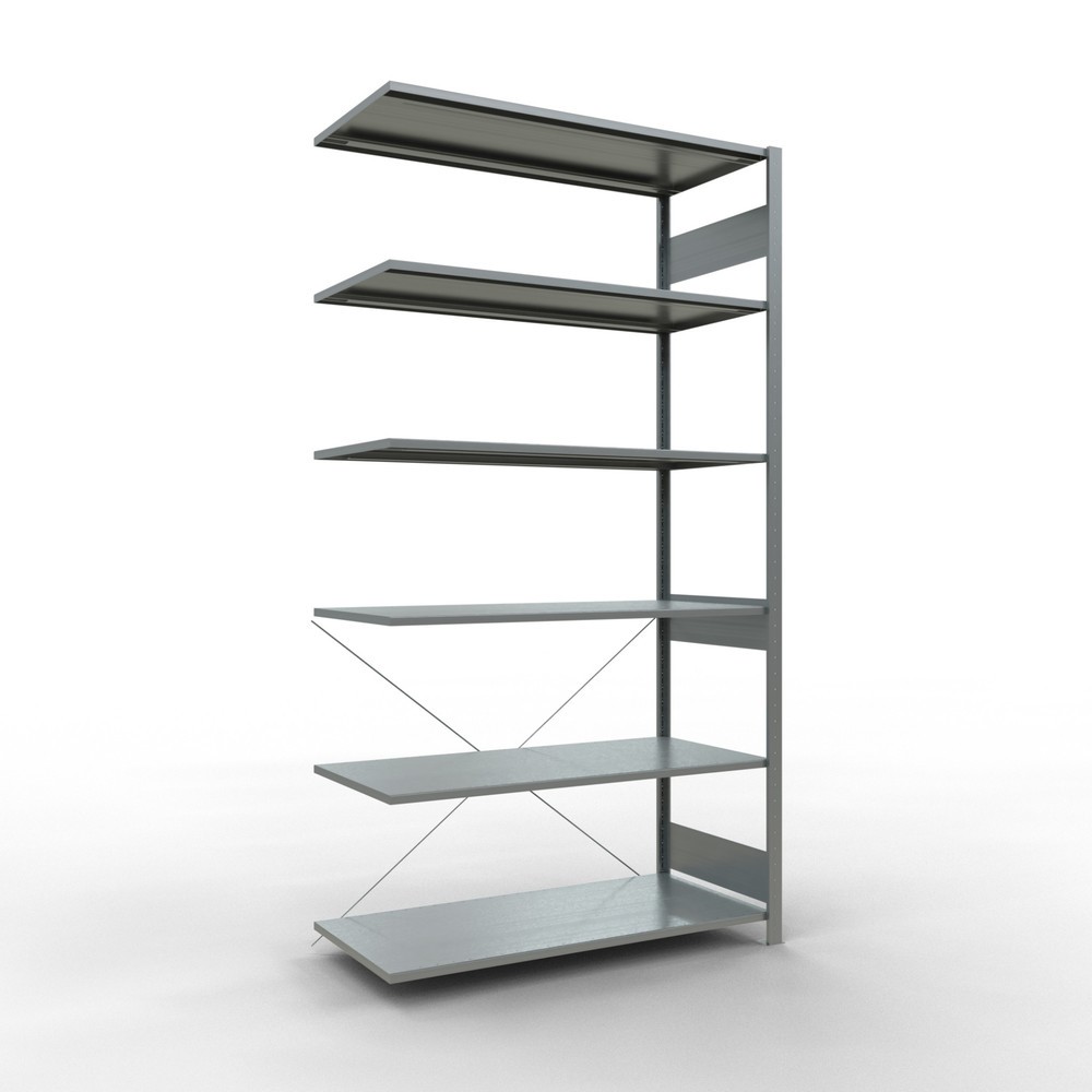 Product afbeelding: LLegbordrek inhangsysteem, AV, VL 150 kg, verzinkt, hxbxd 2.500 x 1.300 x 600 mm
