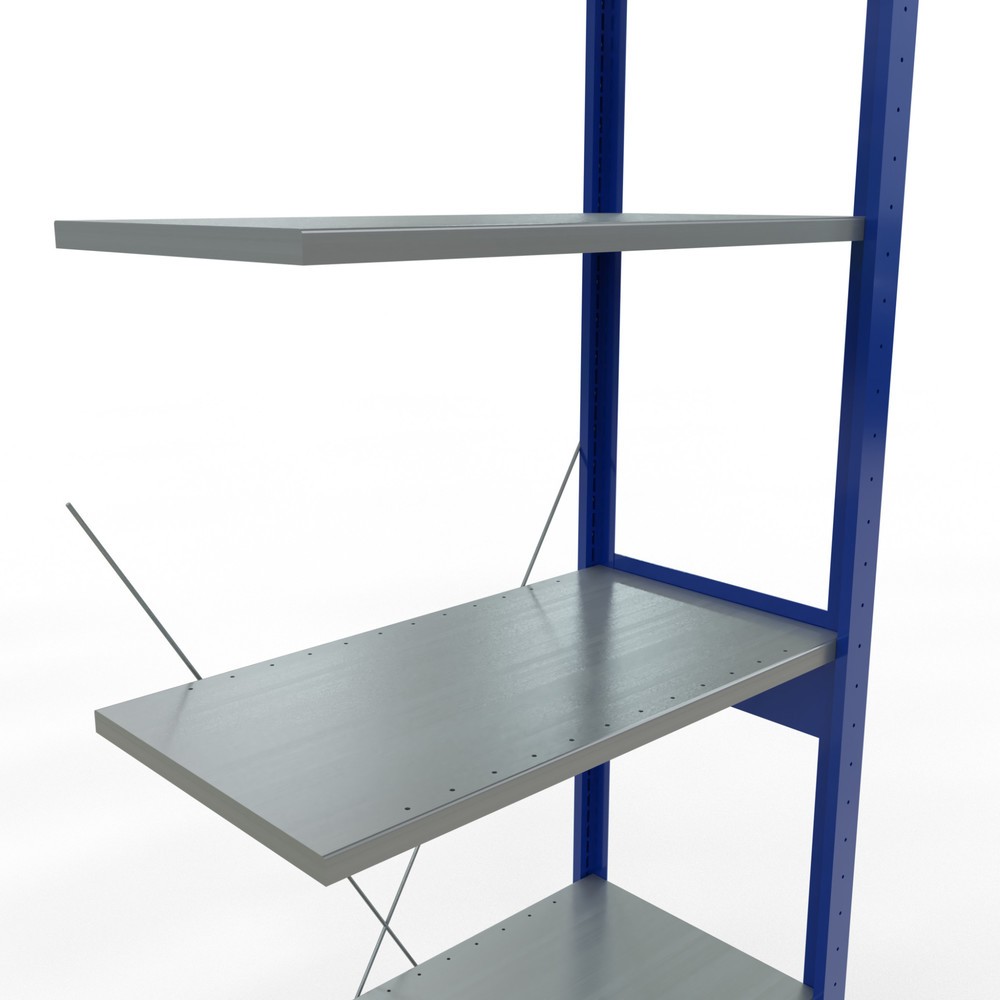 Produktabbildung Nr. 5: Legbordrek SCHULTE, AV, gentiaanblauw/verzinkt, VL 150 kg, hxbxd 2.500 x 750 x 400 mm
