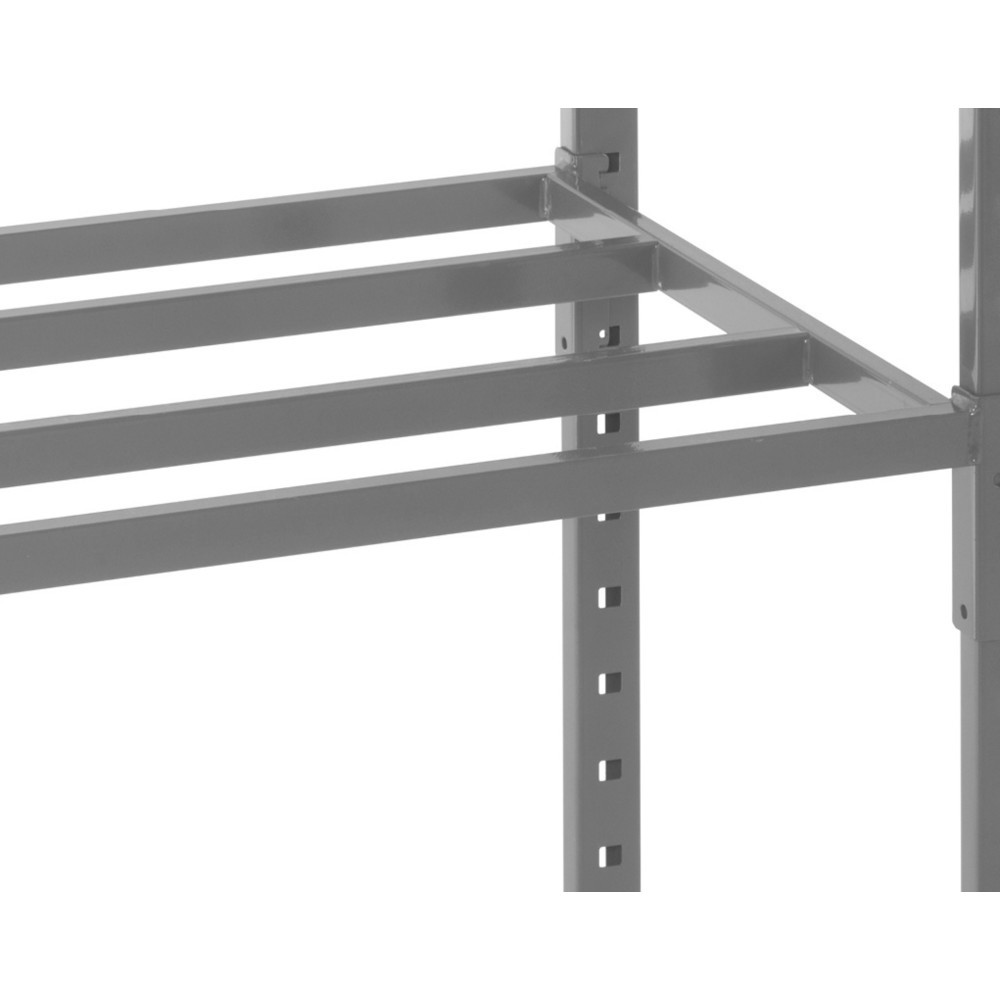 Produktabbildung Nr. 3: ManOrga Legbordrek, AF, met legborden van buizenstaal, vaklast 500 kg, H x B x D 2.000 x 1.010 x 500 mm