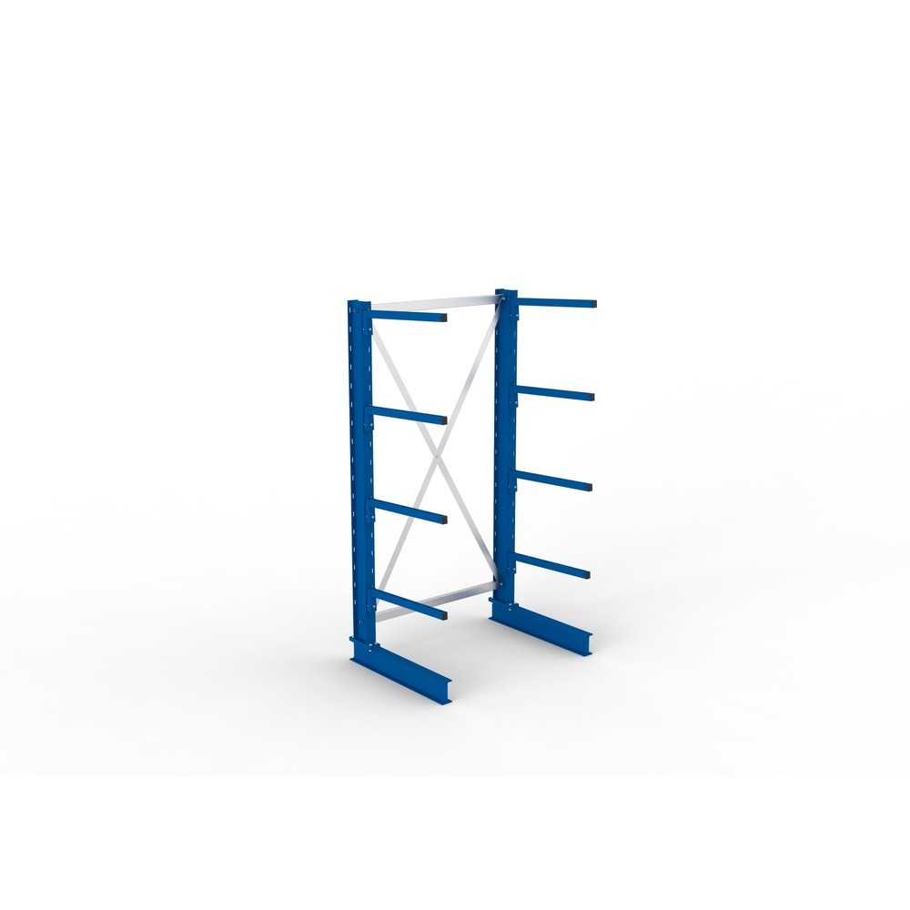 Produktabbildung Nr. 4: Draagarmrek META basiselement, eenzijdig, draagvermogen per arm 140 kg, hxbxd 2.000 x 1.094 x 810 mm