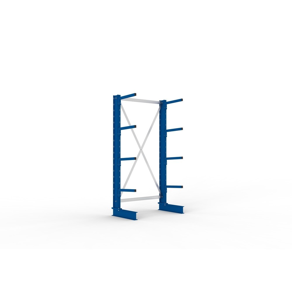 Product afbeelding: Draagarmrek META basiselement, eenzijdig, draagvermogen per arm 220 kg, hxbxd 2.000 x 1.094 x 610 mm