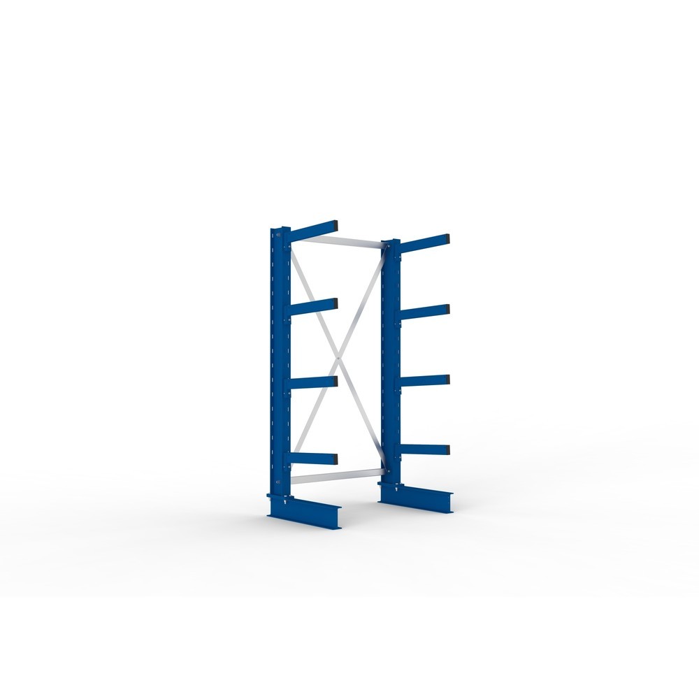 Product afbeelding: Draagarmrek META basiselement, eenzijdig, draagvermogen per arm 430 kg, hxbxd 2.000 x 1.103 x 730 mm