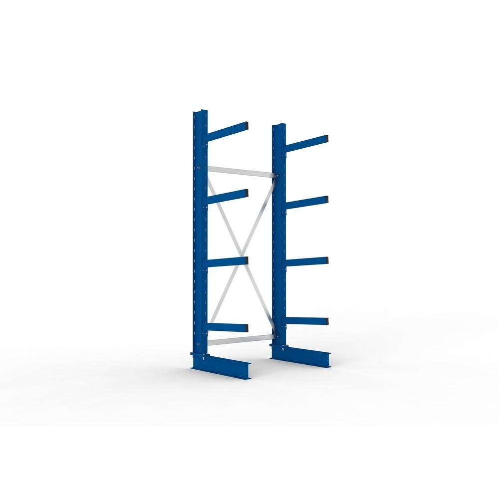 Product afbeelding: Draagarmrek META basiselement, eenzijdig, draagvermogen per arm 250 kg, hxbxd 2.500 x 1.103 x 830 mm