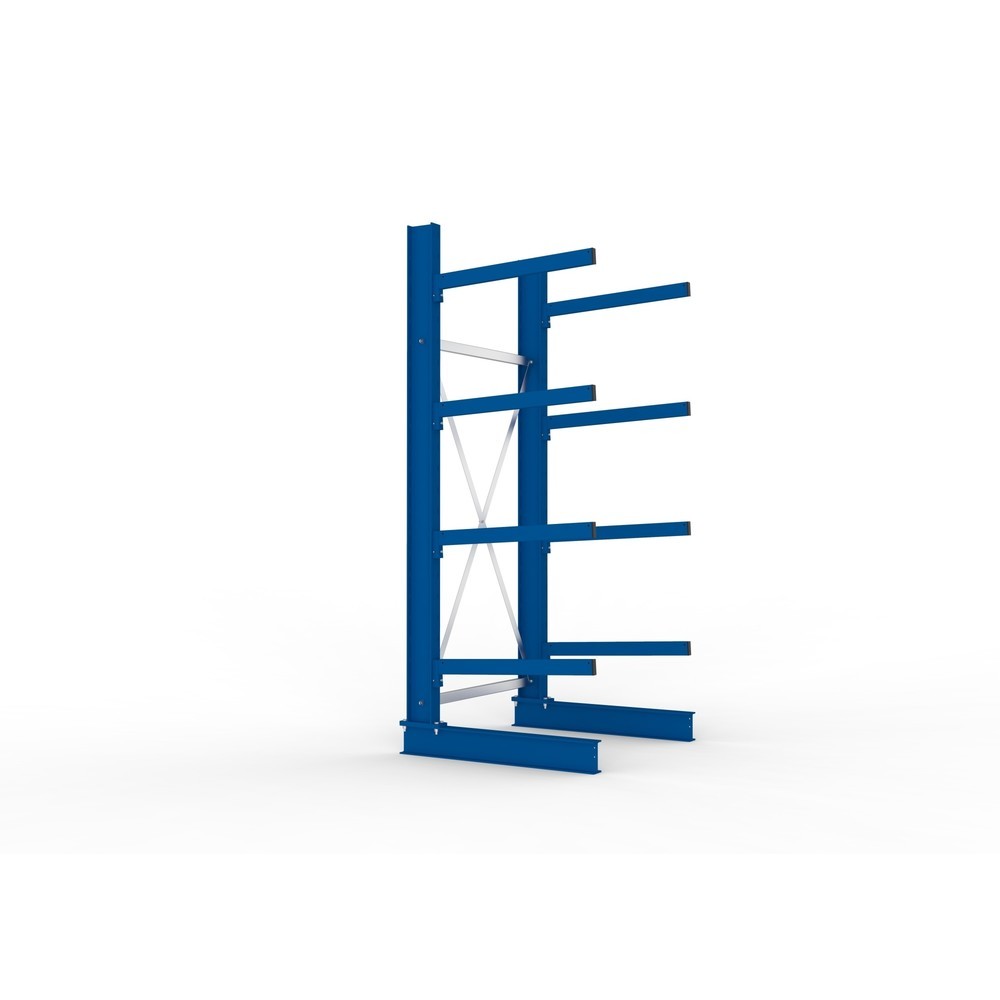Produktabbildung Nr. 4: Draagarmrek META basiselement, eenzijdig, draagvermogen per arm 250 kg, hxbxd 2.500 x 1.103 x 1.030 mm