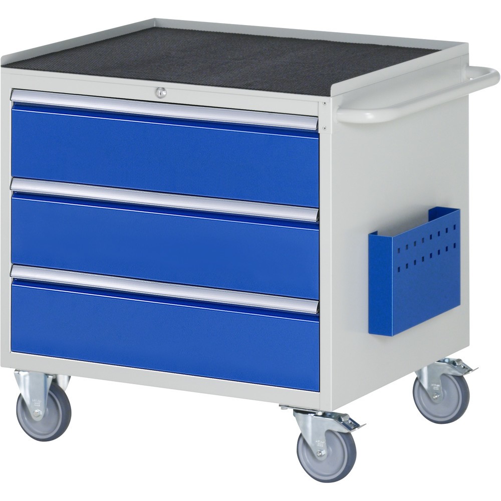 Product afbeelding: RAU gereedschapswagen serie 7000, h x b x d 795 x 770 x 650 mm, met 3 lades maat XL, metalen bekleding