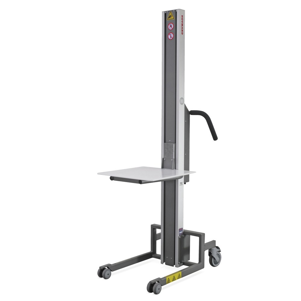 Produktabbildung Nr. 1: Élévateur HOVMAND avec plate-forme en plastique, plage d'élévation 110-1 310 mm, capacité de charge 90 kg
