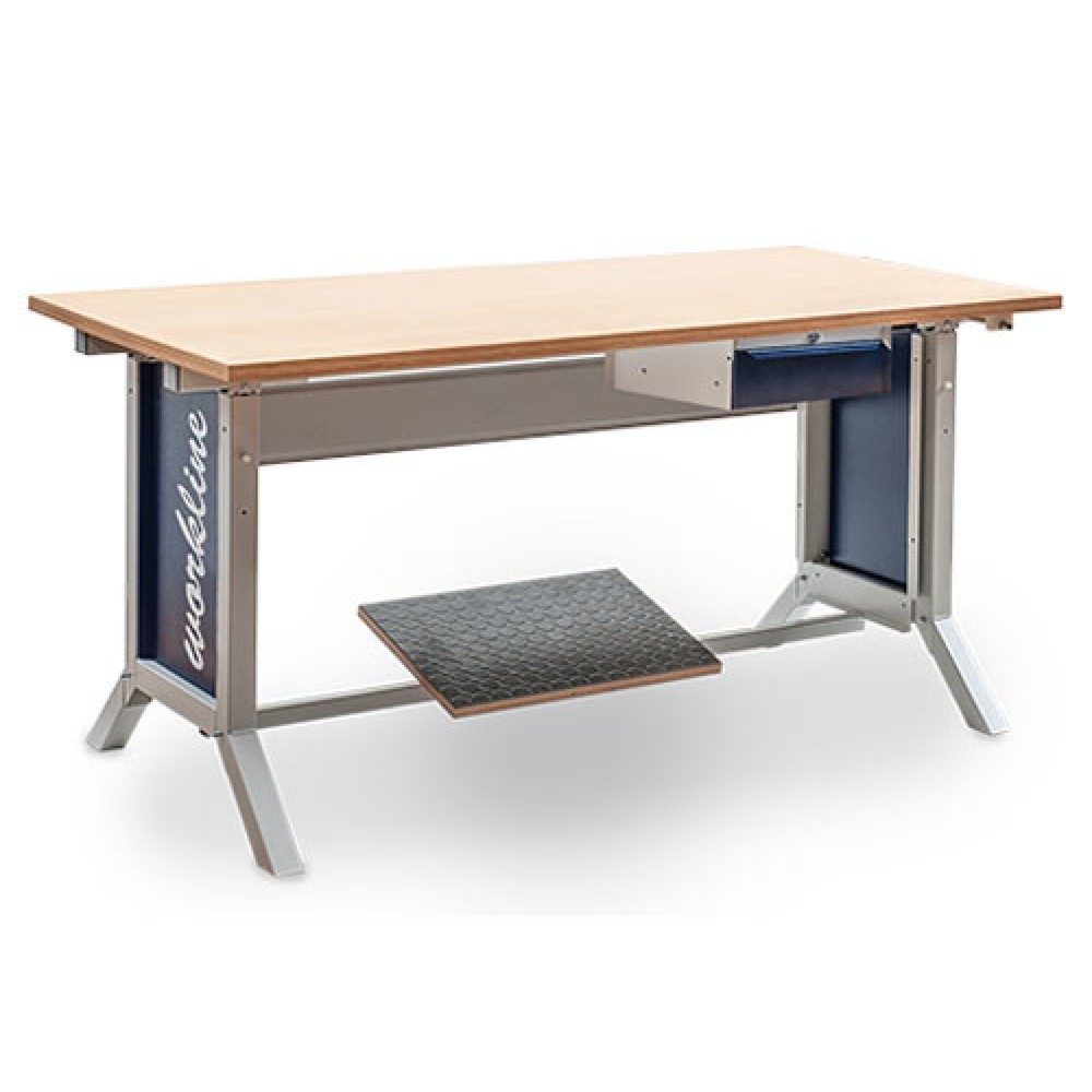 Produktabbildung Nr. 2: Onderbouwkast met 1 lade voor werkpleksysteem tafel, hxbxd 140 x 370 x 400 mm, verkeersrood