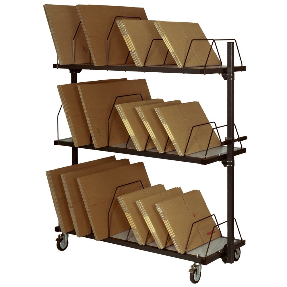 Produktabbildung Nr. 3: Dozenscheiding met duwbeugel, 3 niveaus, hxbxd 1.860 x 1.600 x 600 mm