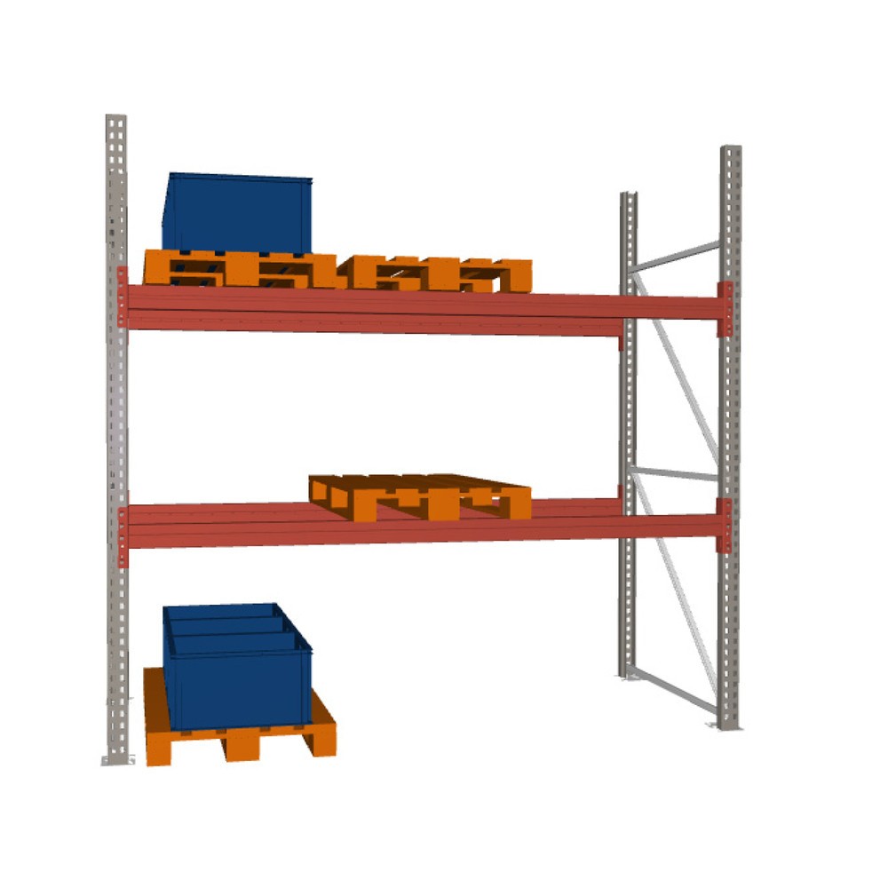 Product afbeelding: Palletrek META MULTIPAL, basiselement, vaklast 2.350 kg, hxbxd 2.700 x 2.700 x 1.100 mm