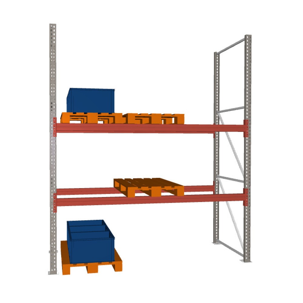 Product afbeelding: Palletrek META MULTIPAL, basiselement, vaklast 3.350 kg, hxbxd 3.300 x 2.700 x 1.100 mm