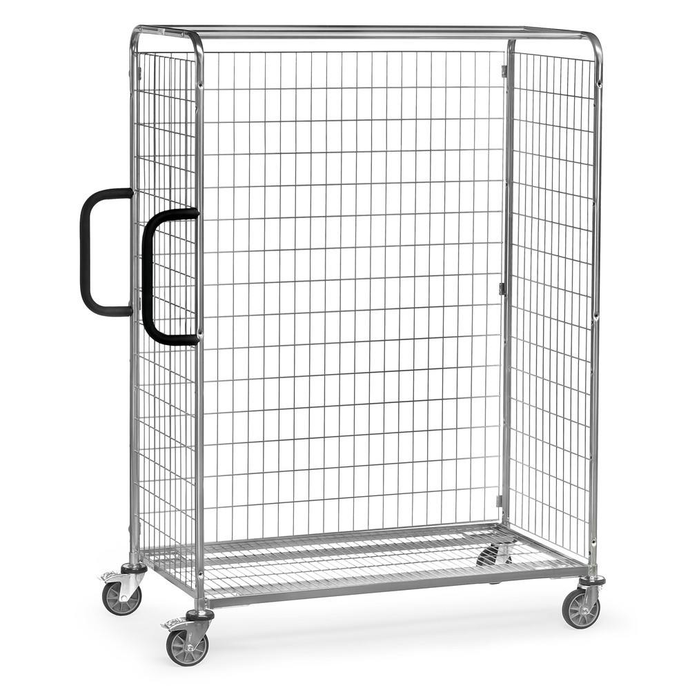 Illustration du produit: Paroi arrière grillagée pour chariot de préparation de commandes fetra®, Hxl 1 225 x 650 mm