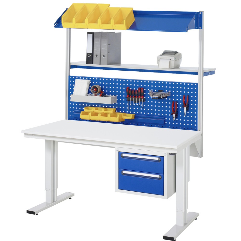 Produktabbildung Nr. 4: RAU elektrisch in hoogte verstelbare werktafel serie adlatus 300, h x b x d 720-1.120 x 1.500 x 1.000 mm, mdf-werkblad