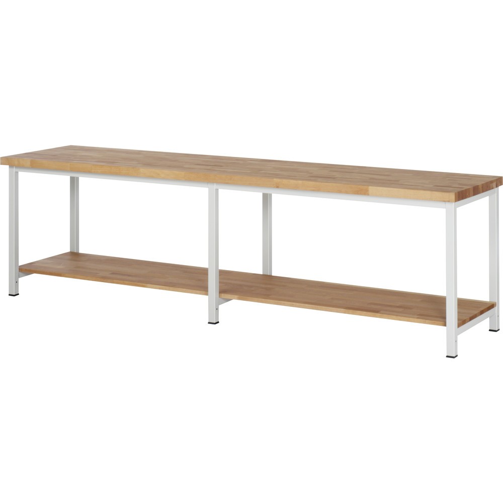 Illustration du produit: RAU Établi série 8000, HxlxP 840-1 040 x 3 000 x 700 mm, tablette inférieure