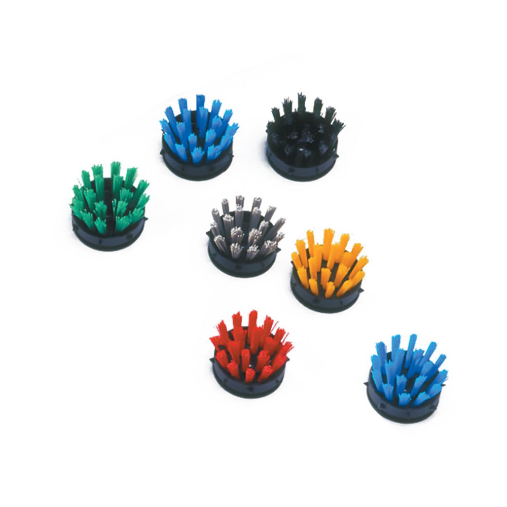 Product afbeelding: Ronde borstel voor deurmat met honingraatprofiel, 10 st./VE, blauw