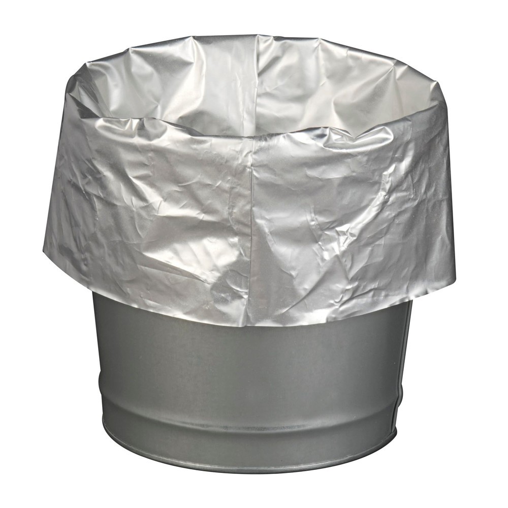 Illustration du produit: Sacs poubelle pour cendrier sur pied de sécurité Justrite®, revêtement alu, paquet de 10