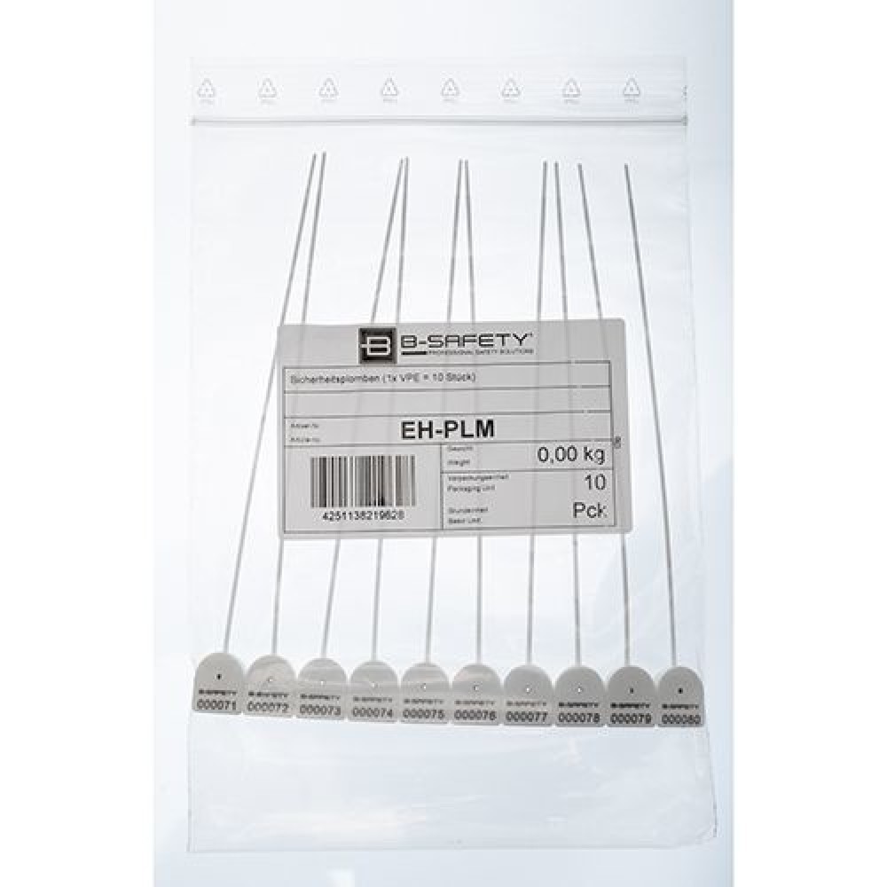 Illustration du produit: Scellés de sécurité B-Safety pour mallette de premiers secours, 10 pcs/UV