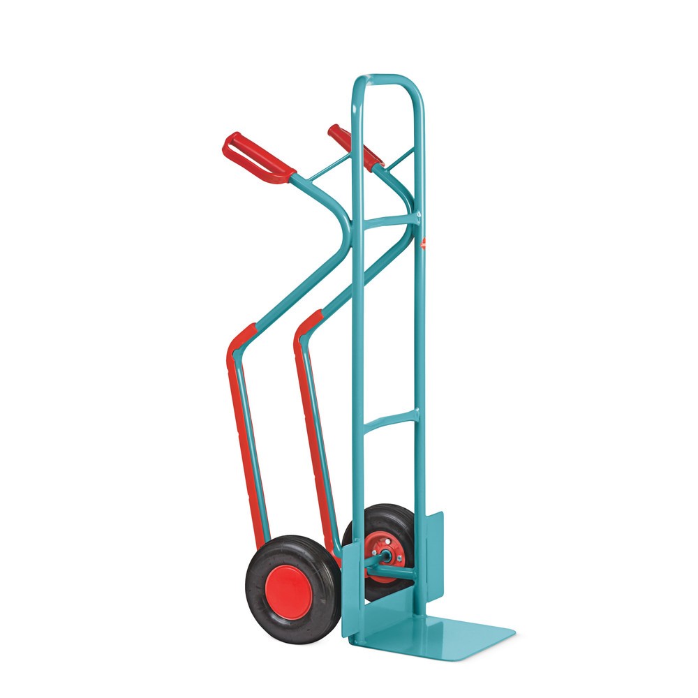 Produktabbildung Nr. 1: Steekwagen Ameise®, staal, met glijvlakken, cap. 250 kg, schep bxd 320 x 250 mm, luchtbanden