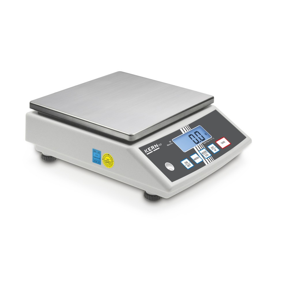 Produktabbildung Nr. 2: Tafelweegschaal KERN FCF 30K-3, weegbereik max. 30 kg