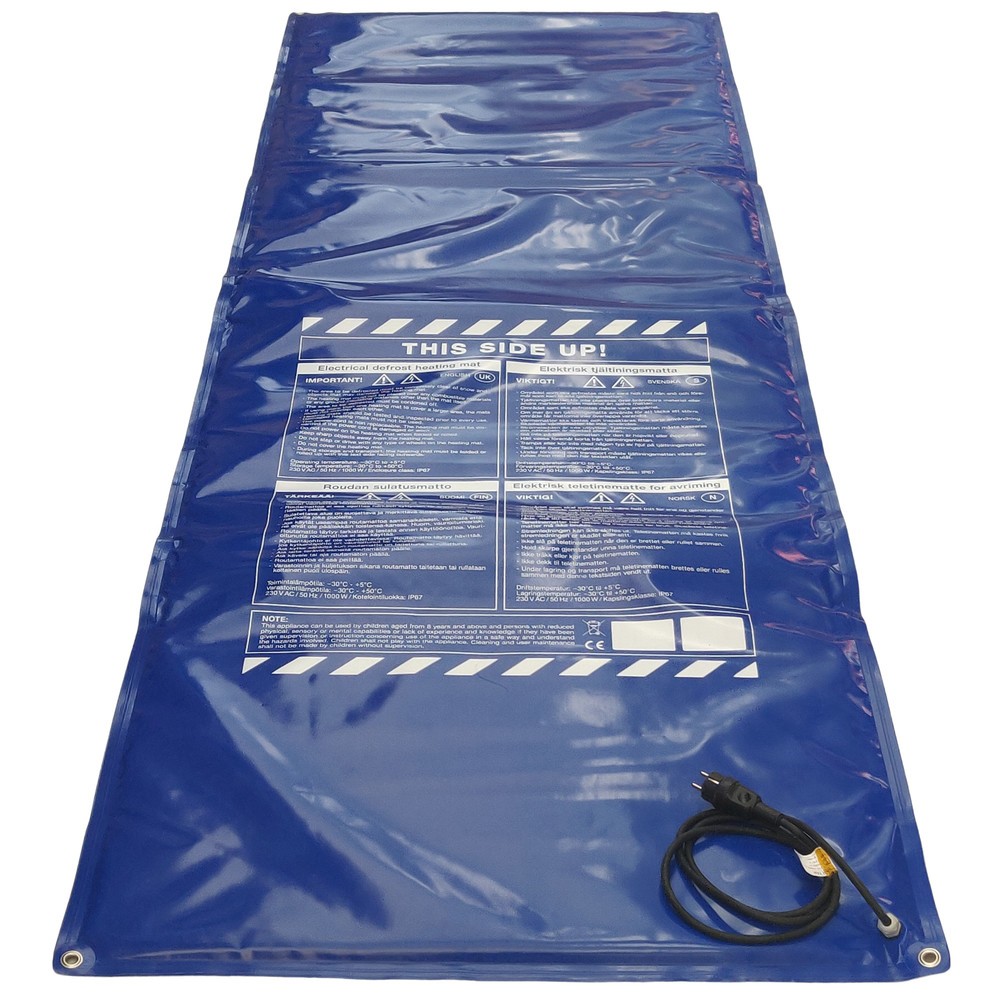 Illustration du produit: Tapis antigel Kuhlmann, L x l 3 000 x 1 000 mm, 230 V, 1 050 W, avec prise CEE
