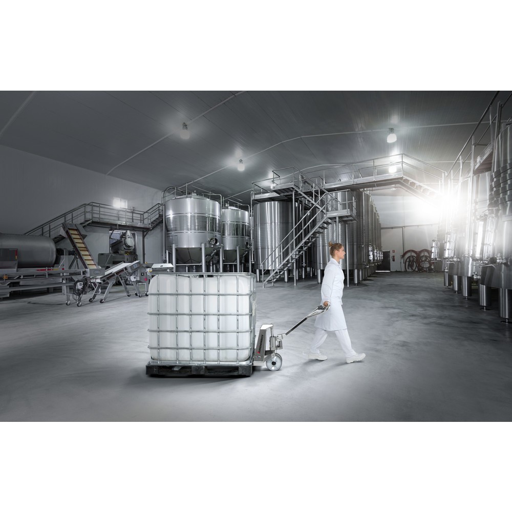 Produktabbildung Nr. 5: Transpalette manuel en acier inoxydable Jungheinrich AM I20p - version professionnelle, capacité de charge 2 000 kg, longueur des fourches 1 140 mm, nylon