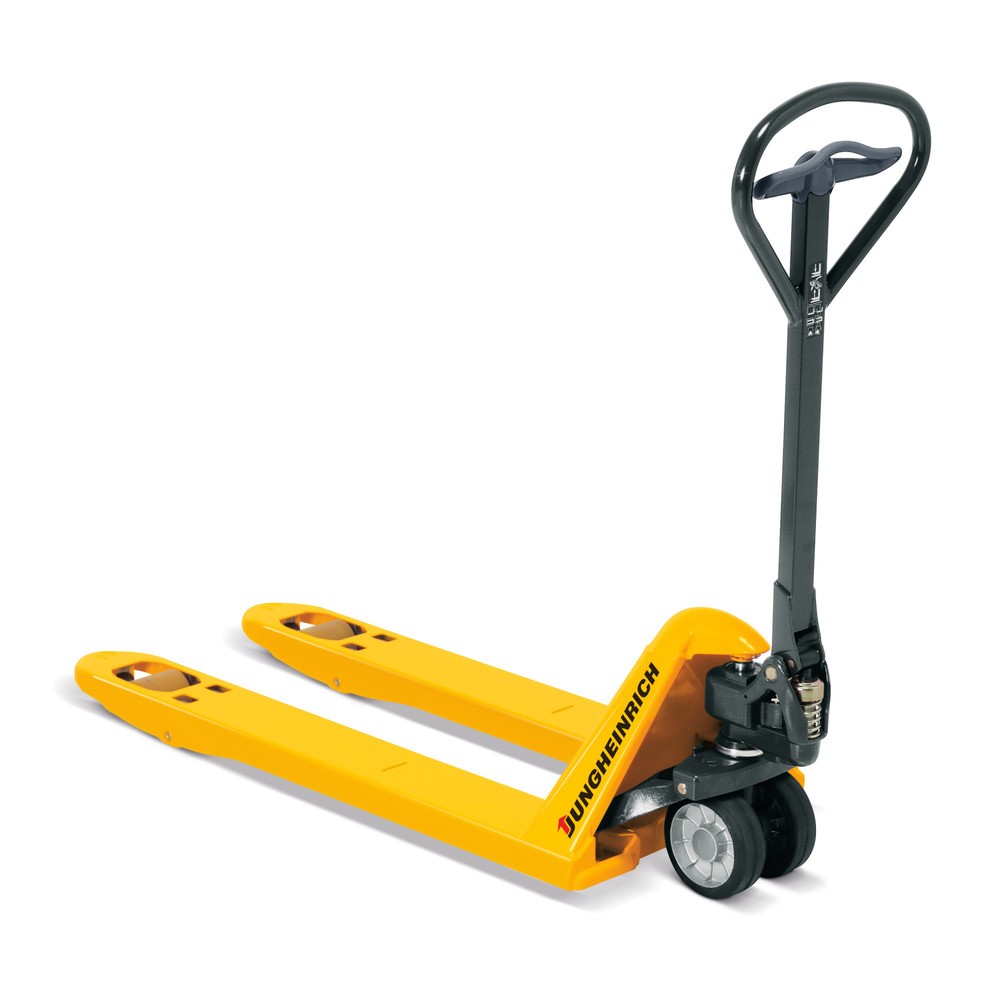 Illustration du produit: Transpalette manuel Jungheinrich AM 22 avec levée rapide, capacité de charge 2 200 kg, longueur des fourches 1 150 mm, polyuréthane