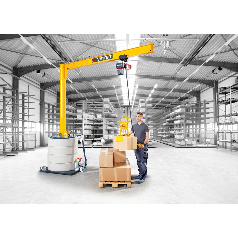 Produktabbildung Nr. 4: Zwenkkraan VETTER® incl. elektrische takel LIFTKET, 270° zwenkbereik, reikwijdte 3.000 mm, draagvermogen 500 kg